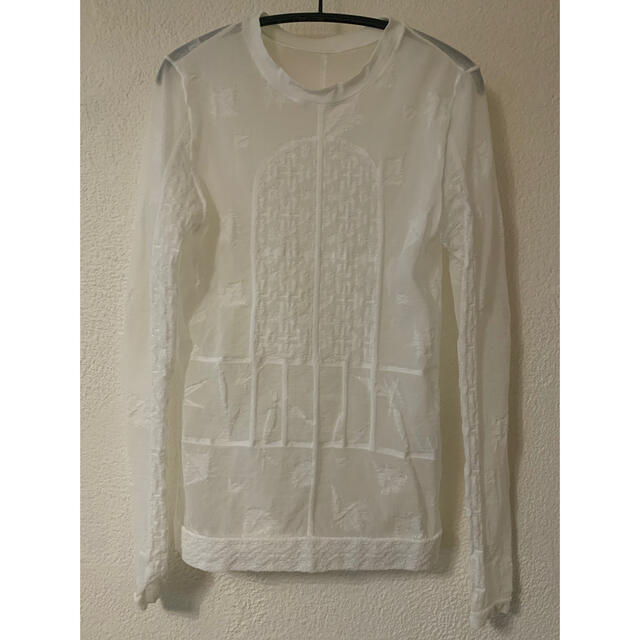 mame/Frosted Glass Graphic Knitted Top farmasibeautyworld.com