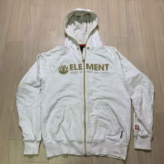 エレメント(ELEMENT)の即発送 ELEMENT メンズ レディース ユニセック パーカー ホワイト M(パーカー)