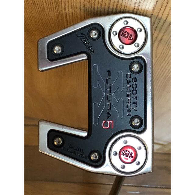 Titleist(タイトリスト)の【はちろくさま用】Scotty Cameron FUTURA X5 37 パター スポーツ/アウトドアのゴルフ(クラブ)の商品写真