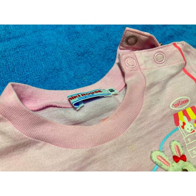 mikihouse(ミキハウス)の美品♡ミキハウスTシャツ キッズ/ベビー/マタニティのベビー服(~85cm)(Ｔシャツ)の商品写真