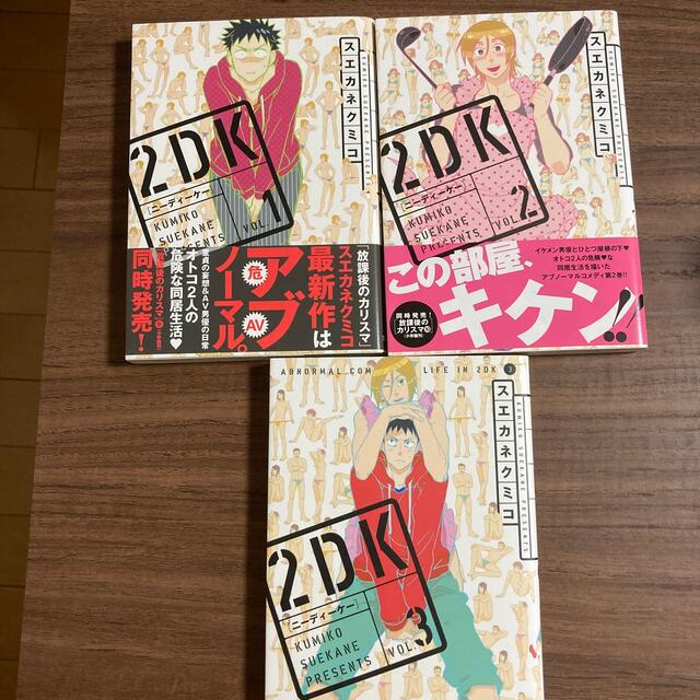 2DK 1〜3 全巻セット　スエカネクミコ エンタメ/ホビーの漫画(青年漫画)の商品写真