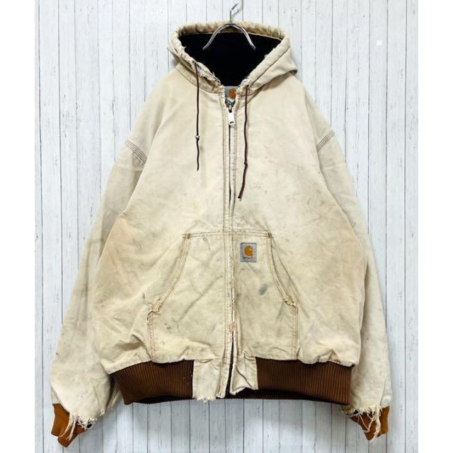 《希少》カーハートcarhartt☆ダックジャケット XS キャメル JK297