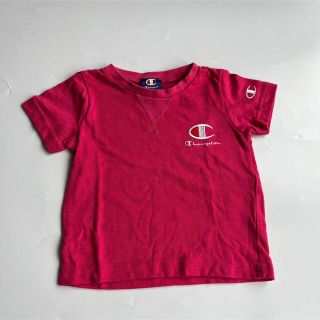 チャンピオン(Champion)の送料込！Champion Tシャツ 半袖 ピンク 90size(Tシャツ/カットソー)