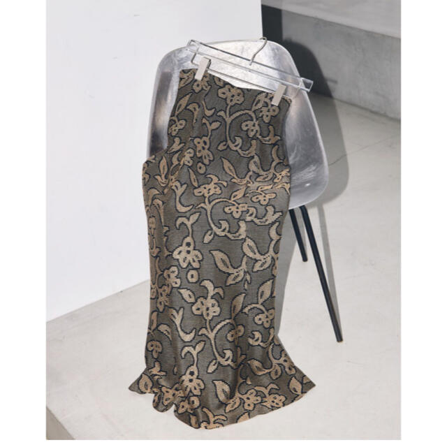 TODAYFUL(トゥデイフル)のトゥデイフル  Jacquard Leaf Pencilskirt レディースのスカート(ロングスカート)の商品写真