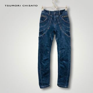 ツモリチサト(TSUMORI CHISATO)のTSUMORI CHISATO 6ポケット立体切替デニムパンツ(デニム/ジーンズ)