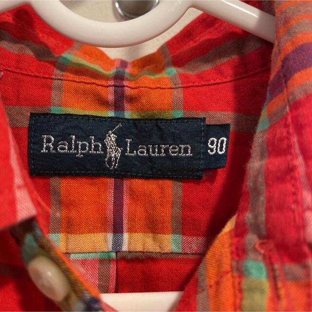 POLO RALPH LAUREN(ポロラルフローレン)のラルフローレン　キッズ　シャツ キッズ/ベビー/マタニティのキッズ服男の子用(90cm~)(ブラウス)の商品写真