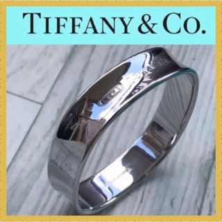 ティファニー(Tiffany & Co.)の新品同様　希少✨ティファニーバングル　1837ナロー　スクエア(ブレスレット/バングル)