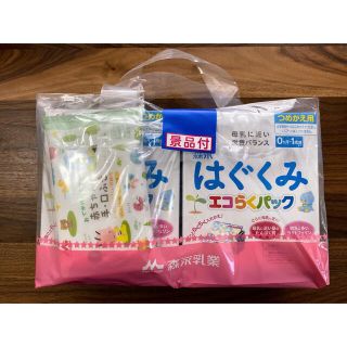 モリナガニュウギョウ(森永乳業)の森永乳業　はぐくみ　エコ楽パック　(未開封おまけ付き)(その他)