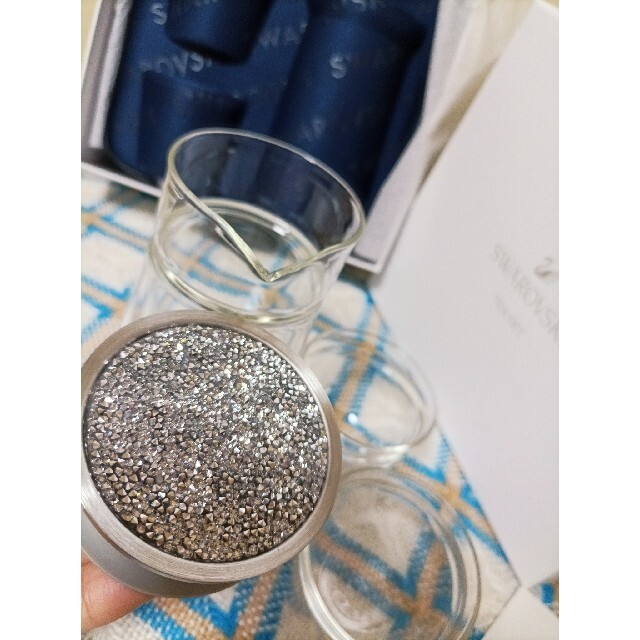 SWAROVSKI(スワロフスキー)の【非売品】スワロフスキー ティーセット インテリア/住まい/日用品のキッチン/食器(食器)の商品写真