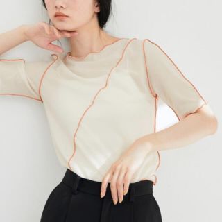 アダムエロぺ(Adam et Rope')のＳ様専用ページ アダムエロペ　シアーカラーメローTee(Tシャツ(半袖/袖なし))