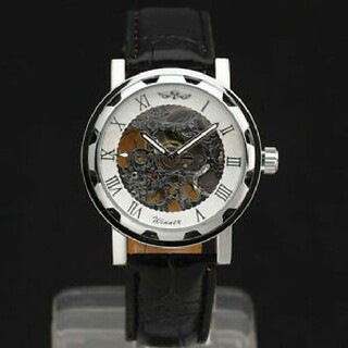 ウィナー(WINNER)の新品 winner 機械式腕時計(白) クロノグラフ アンティーク クオーツ(その他)