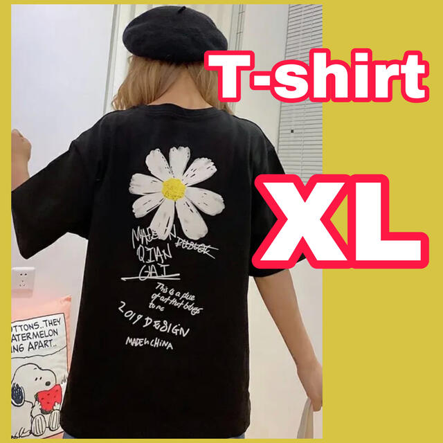 大人気♡ デイジー 花柄 レディース メンズ Tシャツ 韓国 ビッグシルエットの通販 by ピタカゲ♡プロフ必読♡s shop｜ラクマ