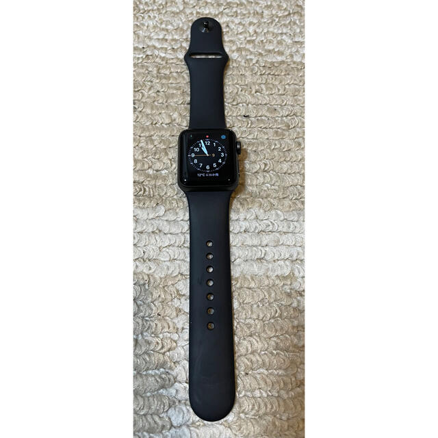 APPLE WATCH 3 GPSモデル SGAL BK130-200