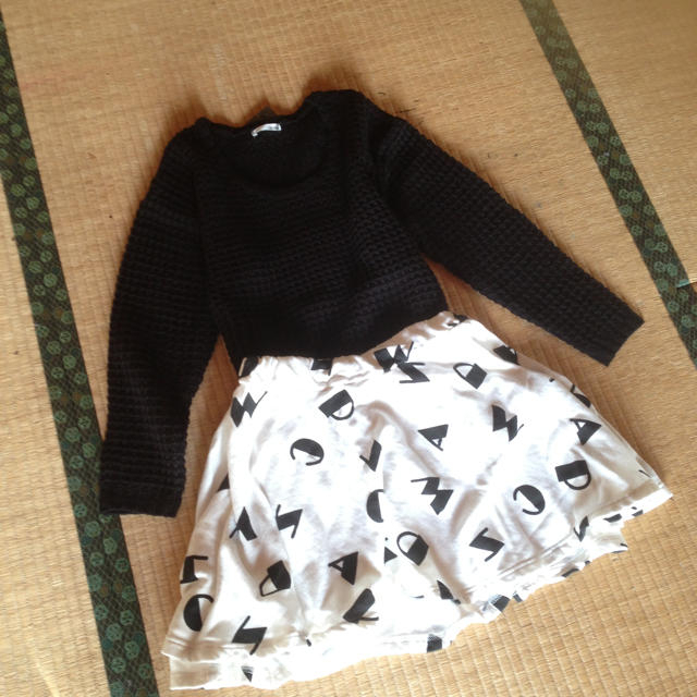NICE CLAUP(ナイスクラップ)のスウェットフレアスカート♡ レディースのスカート(ミニスカート)の商品写真