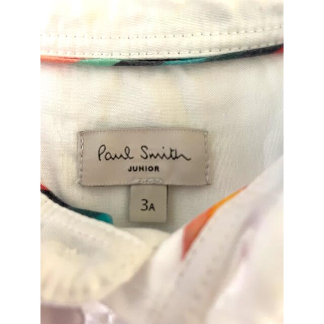 Paul Smith(ポールスミス)のPaul Smith junior 3A シャツ　短パンセット キッズ/ベビー/マタニティのキッズ服男の子用(90cm~)(ブラウス)の商品写真