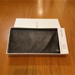 カルバンクライン(Calvin Klein)の訳有り！！　新品 カルバンクライン 財布 二つ折り 長財布 レザー ブラック(長財布)