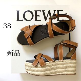 【新品】LOEWE プラットフォームサンダルレディース