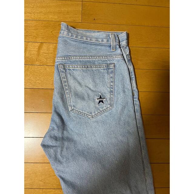 デニム Supreme Supreme Regular Jean washed blueの通販 by foot's