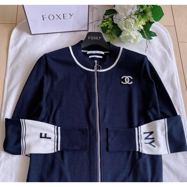 FOXEY 2020年セータートラックカーディガン38 極美品 Rene | www