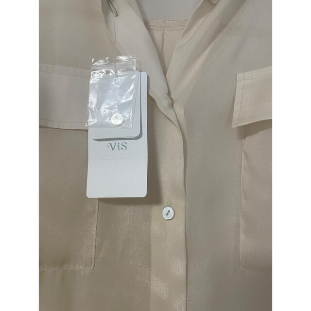 ViS(ヴィス)のVIS ブラウス　シースルーシャツ レディースのトップス(シャツ/ブラウス(長袖/七分))の商品写真