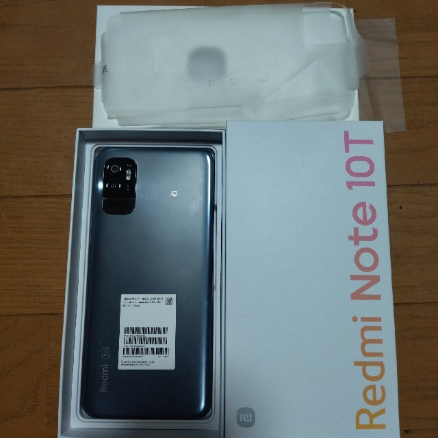 Xiaomi Redmi Note 10T SIMフリー版 ブラック - スマートフォン本体