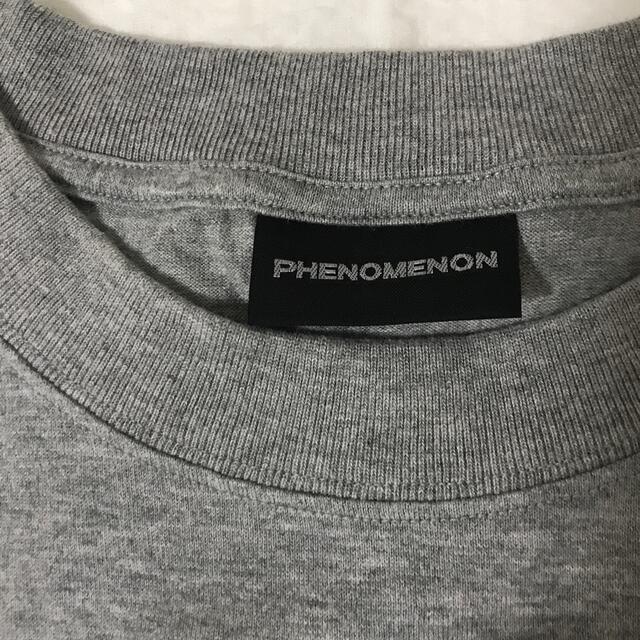 PHENOMENON(フェノメノン)のPHENOMENON グレーTシャツ メンズのトップス(Tシャツ/カットソー(半袖/袖なし))の商品写真