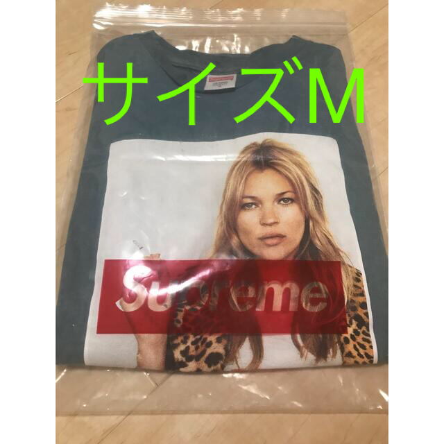 supreme ケイトモス　スレートブルー希少品　Tシャツ　Mサイズ中古品