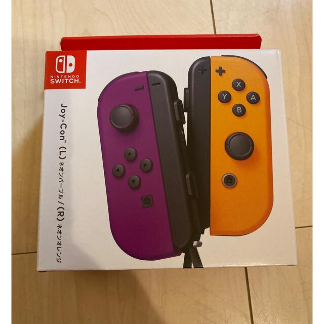 Nintendo Switch(ニンテンドースイッチ)のJOY-CON ネオンパープル/ネオンオレンジ ジョイコン スイッチ エンタメ/ホビーのゲームソフト/ゲーム機本体(携帯用ゲーム機本体)の商品写真