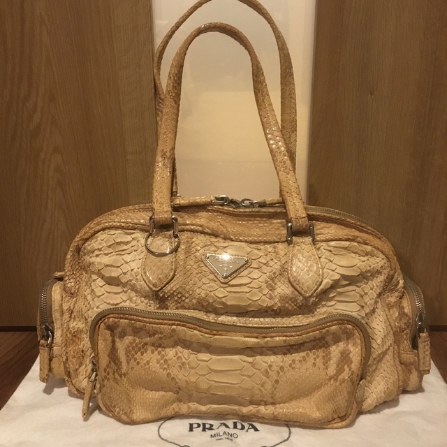 PRADA プラダ Washed Bag BR2804ポケット×2 - ハンドバッグ