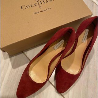 コールハーン(Cole Haan)のCOLE HAAN ワインレッド　パンプス(ハイヒール/パンプス)