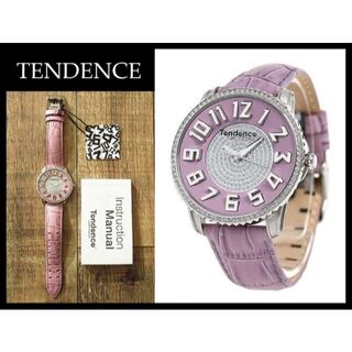 テンデンス(Tendence)の定価48,600 新品 テンデンス スリム 41 スワロフスキー装飾 腕時計 ②(腕時計(アナログ))