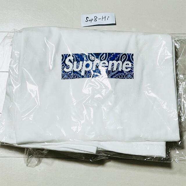 Tシャツ/カットソー(半袖/袖なし)Supreme Bandana Box Logo Tee XL White