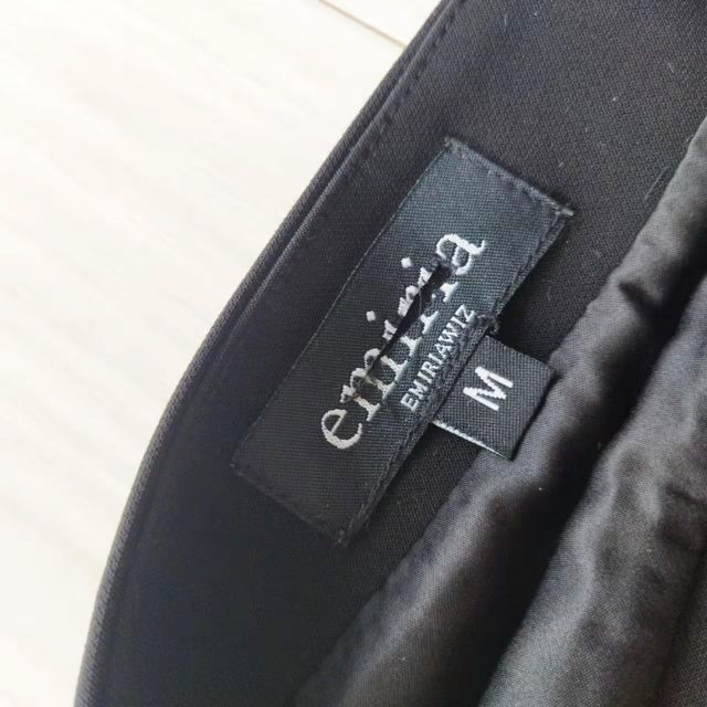 EmiriaWiz(エミリアウィズ)のエミリアウィズ ベーシックミニスカート ブラック スーツ 出勤 カジュアル レディースのスカート(ひざ丈スカート)の商品写真