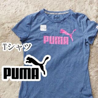 プーマ(PUMA)のPUMA Tシャツ Mサイズ ブルー(Tシャツ(半袖/袖なし))