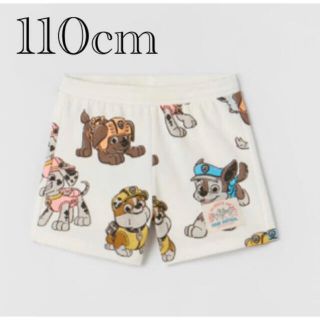 ザラキッズ(ZARA KIDS)の専用です　新品　パウパトロール　バミューダパンツ　4歳-5歳　110cm(パンツ/スパッツ)