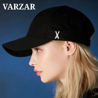 新品/VARZARバザル  Stud logo over fit ボールキャップ(キャップ)