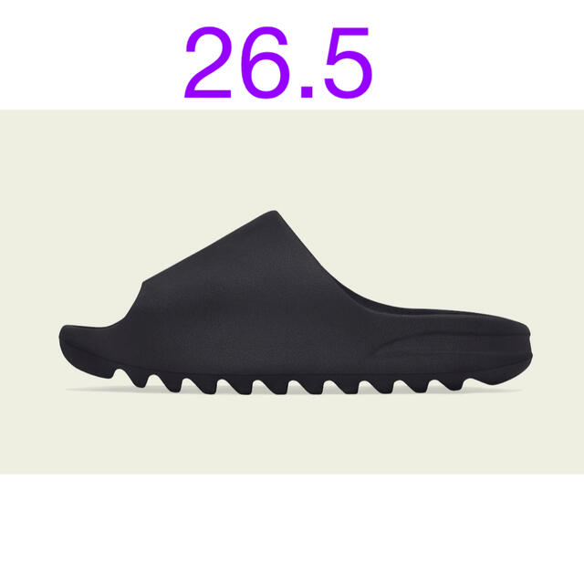 adidas(アディダス)のYeezy slide 黒　26.5 メンズの靴/シューズ(スニーカー)の商品写真