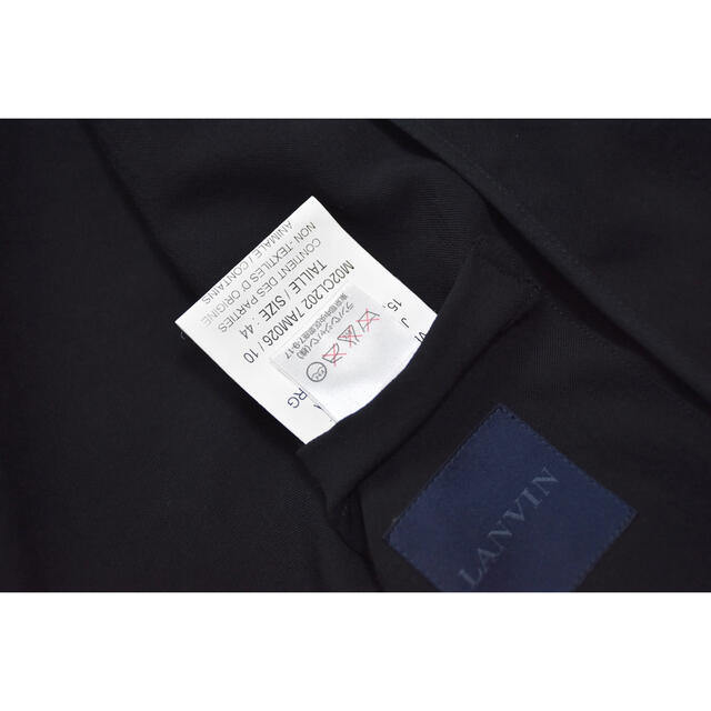 LANVIN - 【美品】LANVIN ランバン ロングコート 黒 44 メンズの通販 