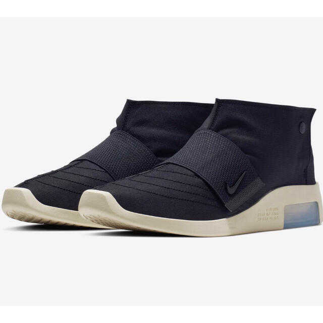 スニーカーNike air fear of god moc  black 27.5cm