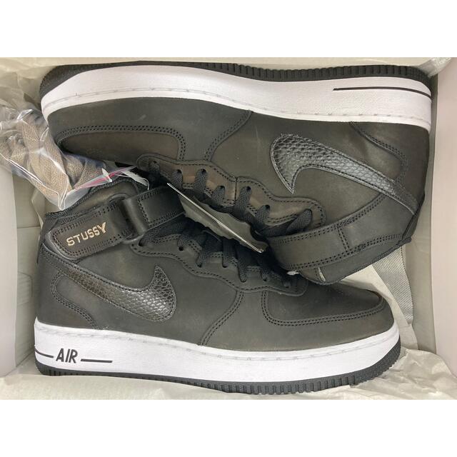 STUSSY(ステューシー)のSTUSSY & NIKE AIR FORCE 1 MID ステューシー ナイキ メンズの靴/シューズ(スニーカー)の商品写真