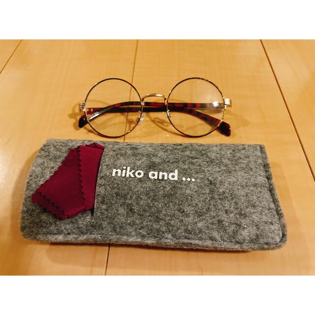 niko and...(ニコアンド)のNiko and… 丸メガネ レディースのファッション小物(サングラス/メガネ)の商品写真