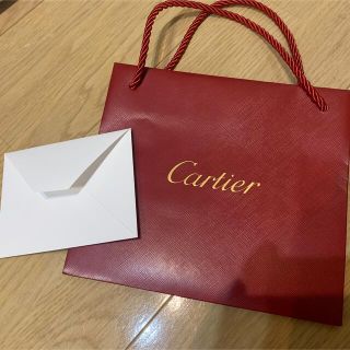 カルティエ(Cartier)のカルティエ ショップ袋 紙袋　封筒　2点セット(ショップ袋)