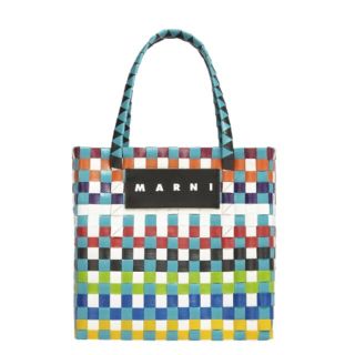 マルニ(Marni)のマルニ MARNI フラワーカフェ ミニバスケット マルニマーケット  完売品(かごバッグ/ストローバッグ)