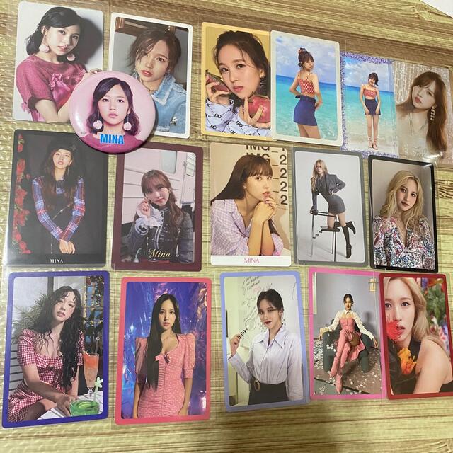 TWICE - TWICE ミナ 特典トレカ 缶バッジの通販 by miyu|トゥワイス