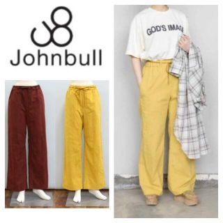 ジョンブル(JOHNBULL)のJohnbull ジョンブル ⭐︎ Mサイズ YE ボタニカルジャガードパンツ(カジュアルパンツ)