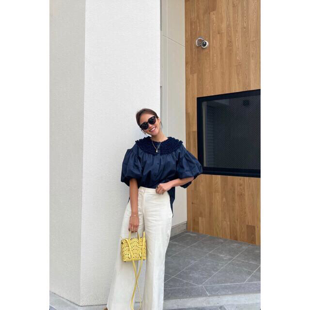 rosymonster tulle mini frill puff blouse - シャツ/ブラウス(半袖/袖