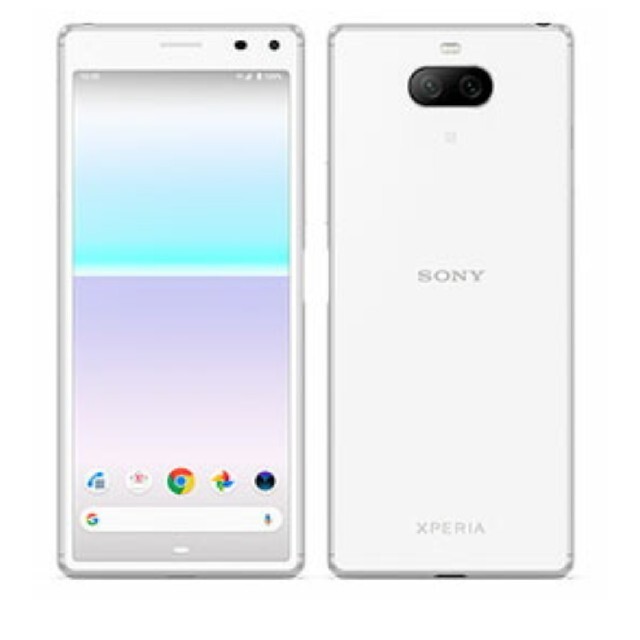 SONY Xperia8 ホワイト  simロック解除済 未使用品