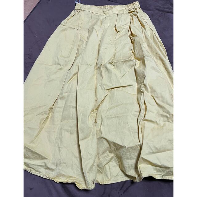 HONEYS(ハニーズ)のイエローロングスカート レディースのスカート(ロングスカート)の商品写真