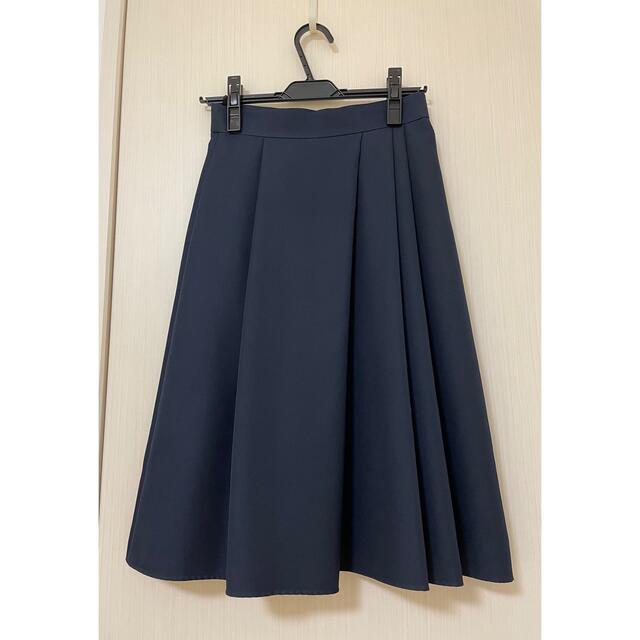 ANAYI☆プリーツタックスカート ネイビー春夏