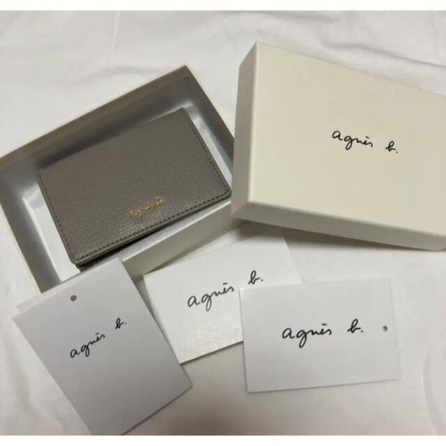 ファッション小物agnes b. アニエスベー 財布 グレージュ